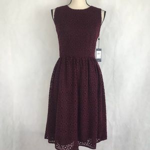Tommy Hilfiger Burgundy Lace Dress